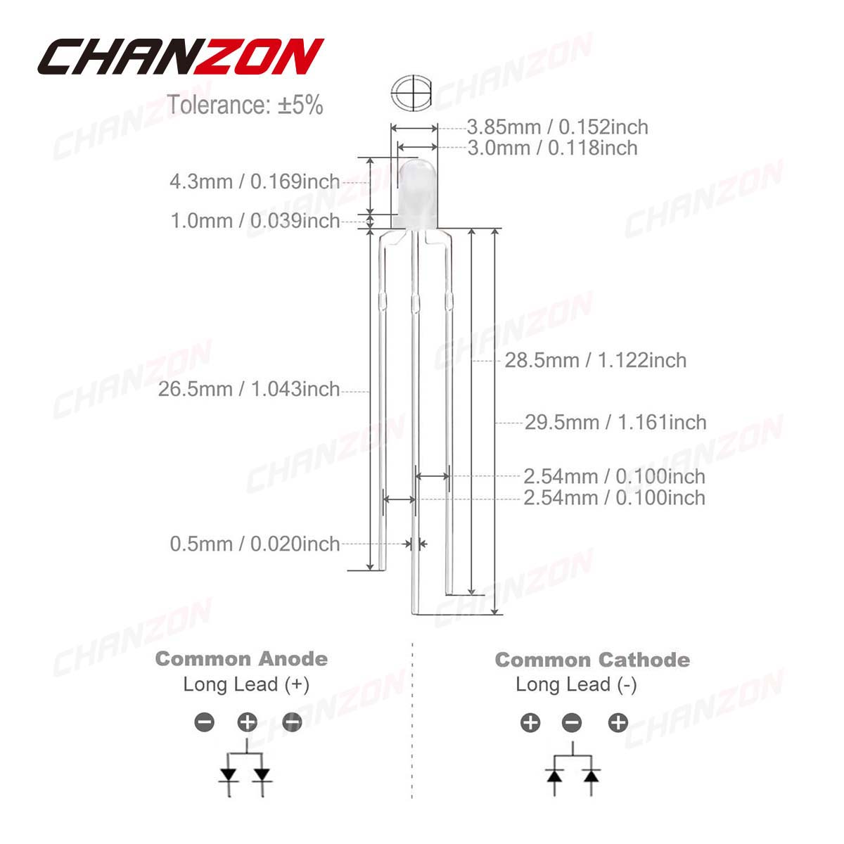 Bicolor 3 mm LED Light Emittin - Hobby Is Science review and price
