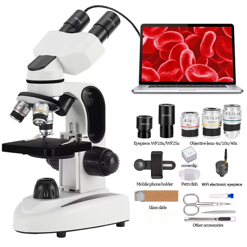 40X-1000X Compound Binocular M - Microscope Compound 40X review and price